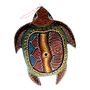 Hand dot painted turtle wall plaque