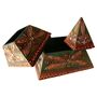 Opened Green and Red Jewellery Trinket Box