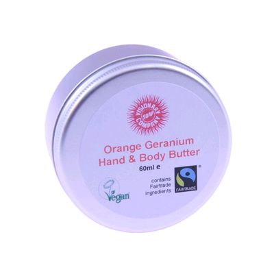 Fair Trade Orange Geranium Hand and Body Butter » £5.95 - Fair Trade Body Care