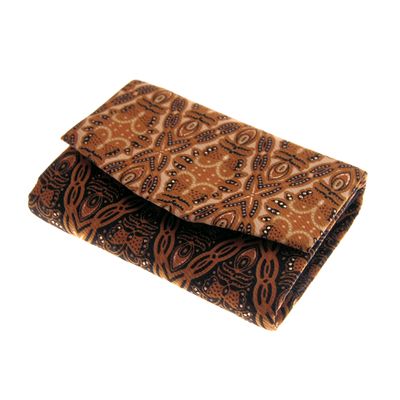Fair Trade Batik Purse - Black and Gold » £2.99 - Fair Trade Bags & Purses