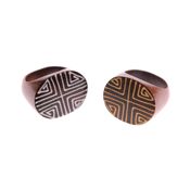 Fair Trade Wooden Abstract Cross Ring  » £2.59 - Fair Trade Jewellery
