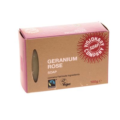 Fair Trade Geranium Rose Soap » £2.99 - Fair Trade Soaps