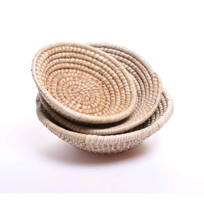 Fair Trade Round Basket Set » £6.49 - Fair Trade Baskets