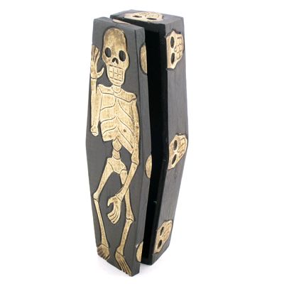 Fair Trade Skeleton Coffin Box » £5.99 - Fair Trade Halloween Gifts