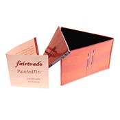 Fair Trade Triangular Tin Box » £4.99 - Fair Trade Boxes & Bowls
