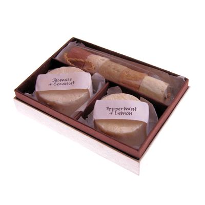 Fair Trade Soap on a Rope Gift Box » £8.99 - Fair Trade Soaps & Body Care