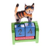 Fair Trade Perpetual Cat Calendar » £2.99 - Fair Trade Stationery