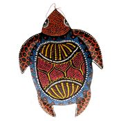 Fair Trade Aboroginal Dot Painted Turtle Wall Plaque » £5.49 - Fair Trade Wooden Carvings