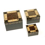 Fair Trade Cinnamon and Bamboo Wood Box Set » £13.99 - Fair Trade Boxes & Bowls