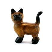 Fair Trade Carved Wooden Standing Cat » £8.99 - Fair Trade Wooden Carvings