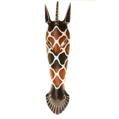 Fair Trade Giraffe Mask » £11.99 - Fair Trade Wooden Carvings
