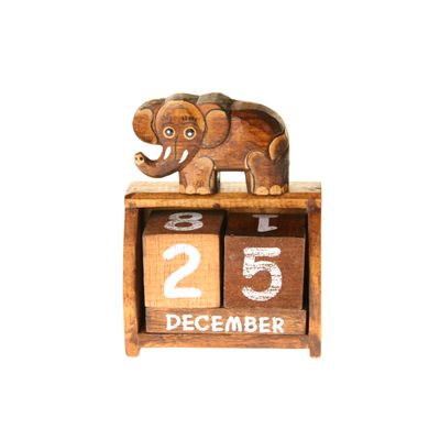 Fair Trade Perpetual Elephant Calendar » £8.99 - Fair Trade Stationery