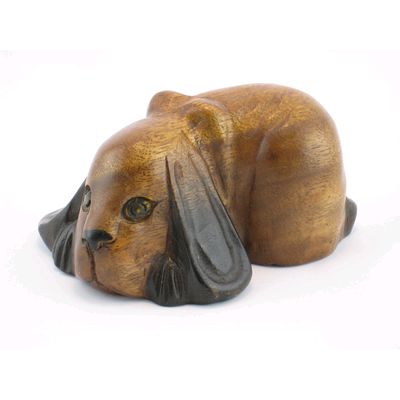 Fair Trade Floppy-Eared Dog » £9.99 - Fair Trade Wooden Carvings