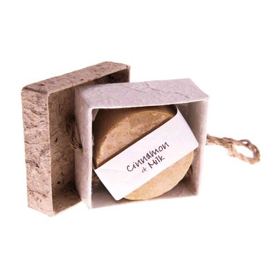 Fair Trade Cinnamon and Milk Soap Gift Box » £3.75 - Fair Trade Soaps