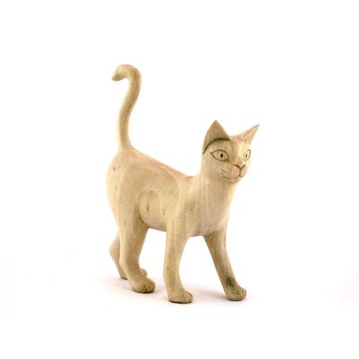 Fair Trade Carved Wooden Walking Cat » £7.99 - Fair Trade Wooden Carvings