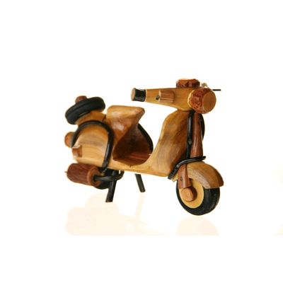 Fair Trade Wooden Vespa Model » £10.99 - Fair Trade Wooden Carvings