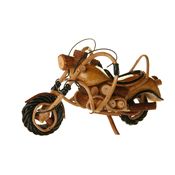 Fair Trade Wooden Motorbike Model 2 » £14.99 - Fair Trade Wooden Carvings