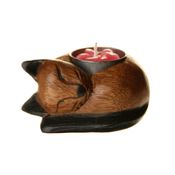 Fair Trade Cat Night Light Holder » £6.49 - Fair Trade Wooden Carvings