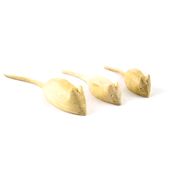 Fair Trade Rustic Wooden Mice (Set of 3) » £3.99 - Fair Trade Stocking Fillers