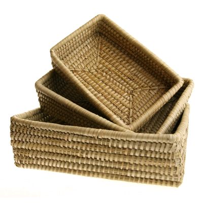 Fair Trade Rectangular Basket Set » £8.99 - Fair Trade Baskets