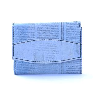 Recycled Newspaper Print Purse