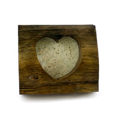 Fair Trade Teak Heart Frame » £7.99 - Fair Trade Valentines Day Gifts