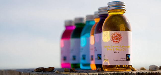 Fairtrade Organic Lemon Lavender Bath and Body Oil